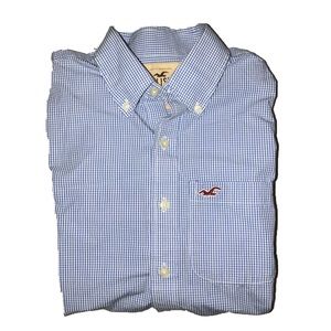 (HOLLISTER) Boys Long-Sleeve Button Down